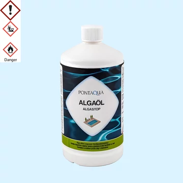 Algaöl algaölő medencébe 1 liter – klórmentes algagátló