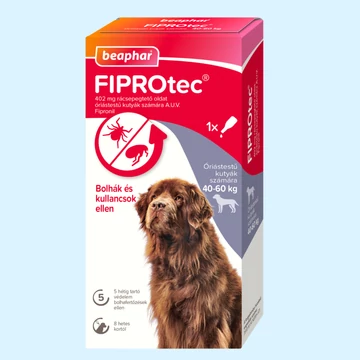 Beaphar Fiprotec bolha és kullancs elleni spot on 40-60 kg-ig  1db