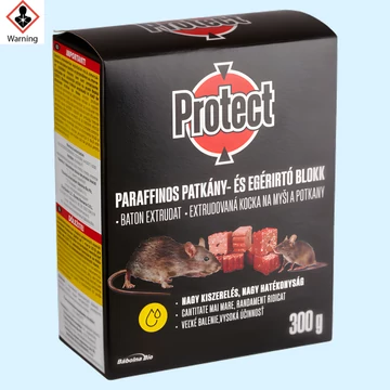 Protect rágcsálóirtó parafinos blokk 300g