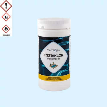 Tisztaklór lassan oldódó klórtabletta 20g – 1 kg
