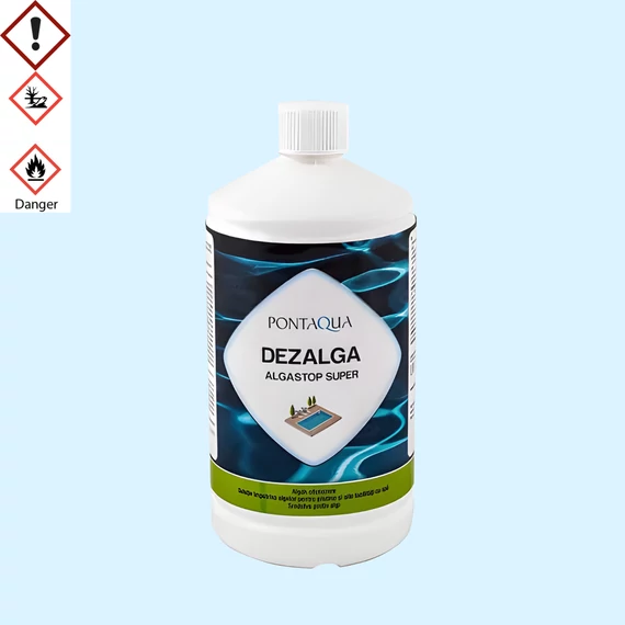 Dezalga algaölő medencébe 1 liter – habzásmentes algagátló