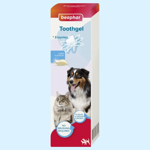Beaphar máj ízesítésű fogtisztító gél kutyáknak és macskáknak 100 g
