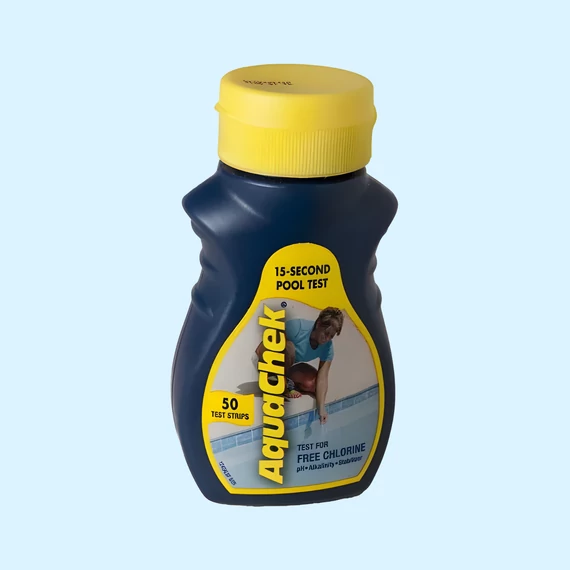 AquaChek klóros vízelemző tesztcsík – 50 db