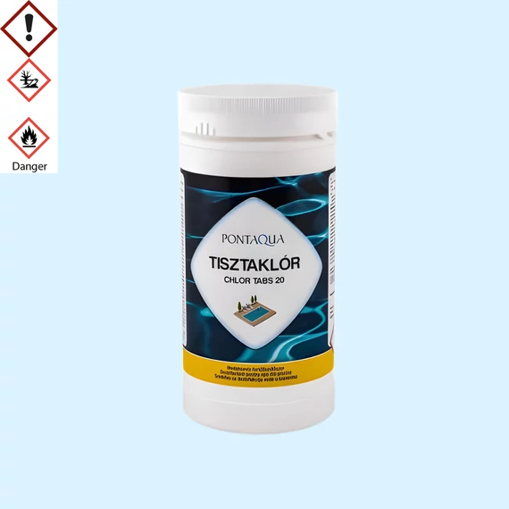 Tisztaklór lassan oldódó klórtabletta 20g – 1 kg
